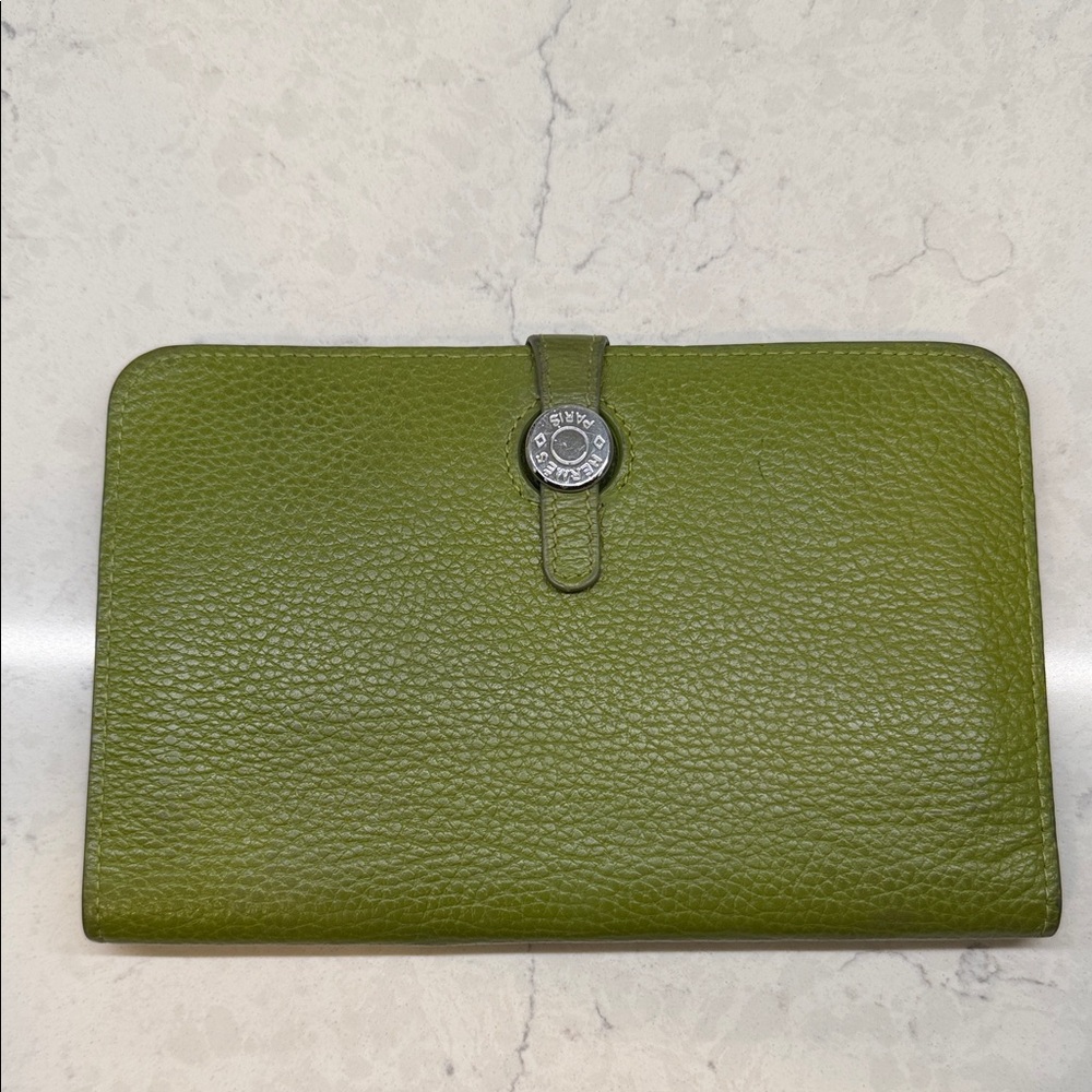 Green Leather Wallet